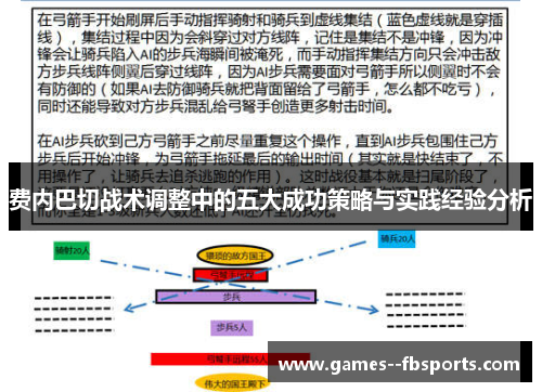 费内巴切战术调整中的五大成功策略与实践经验分析 费内巴切战术调整中的五大成功策略与实践经验分析